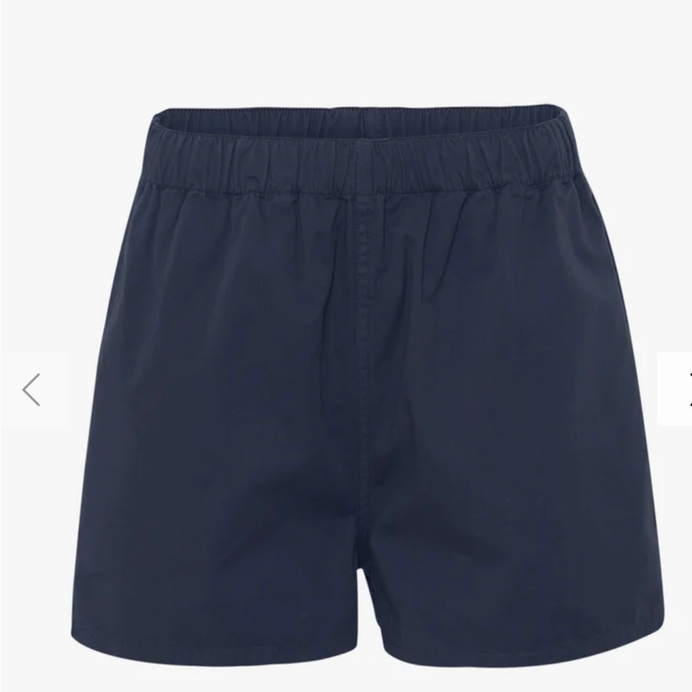 WOMEN ORGANIC TWILL SHORTS - NAVY BLUE